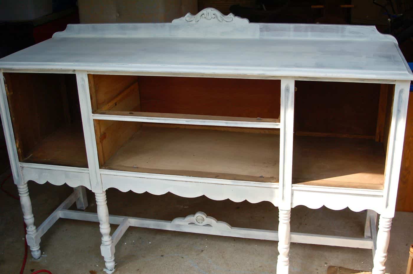 Milk Paint Foyer Table