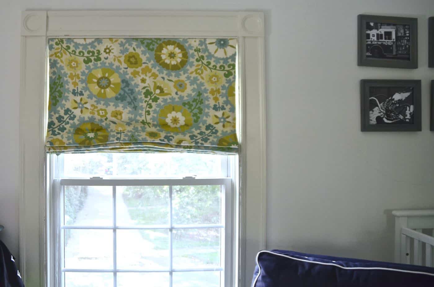 diy window up tie shades Lined Shades Roman