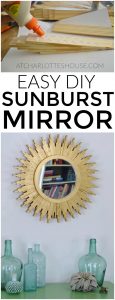 How to create a DIY sunburst mirror out of wood shims.