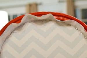 how to reupholster old armchairs with colorful new fabric.