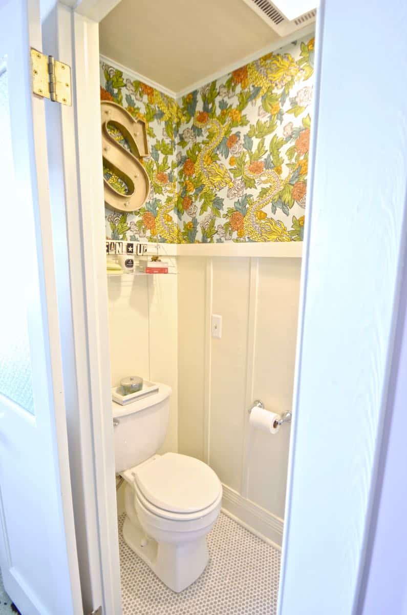 Budget Powder room makeover