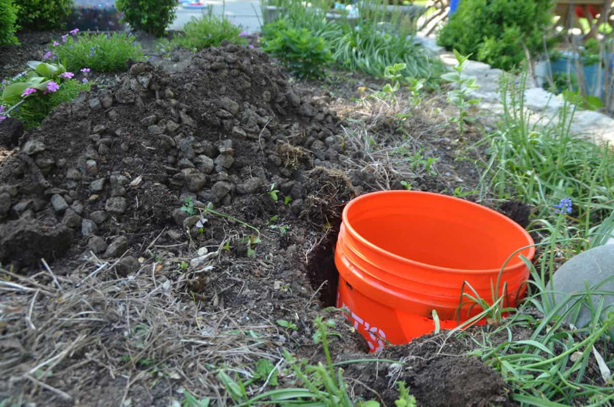 Make a bubbling concrete orb backyard fountain.