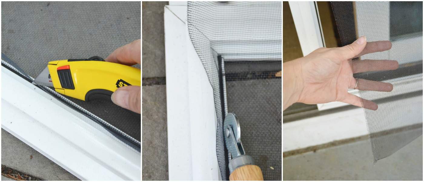 How To Replace the Screen in a Screen Door or Window