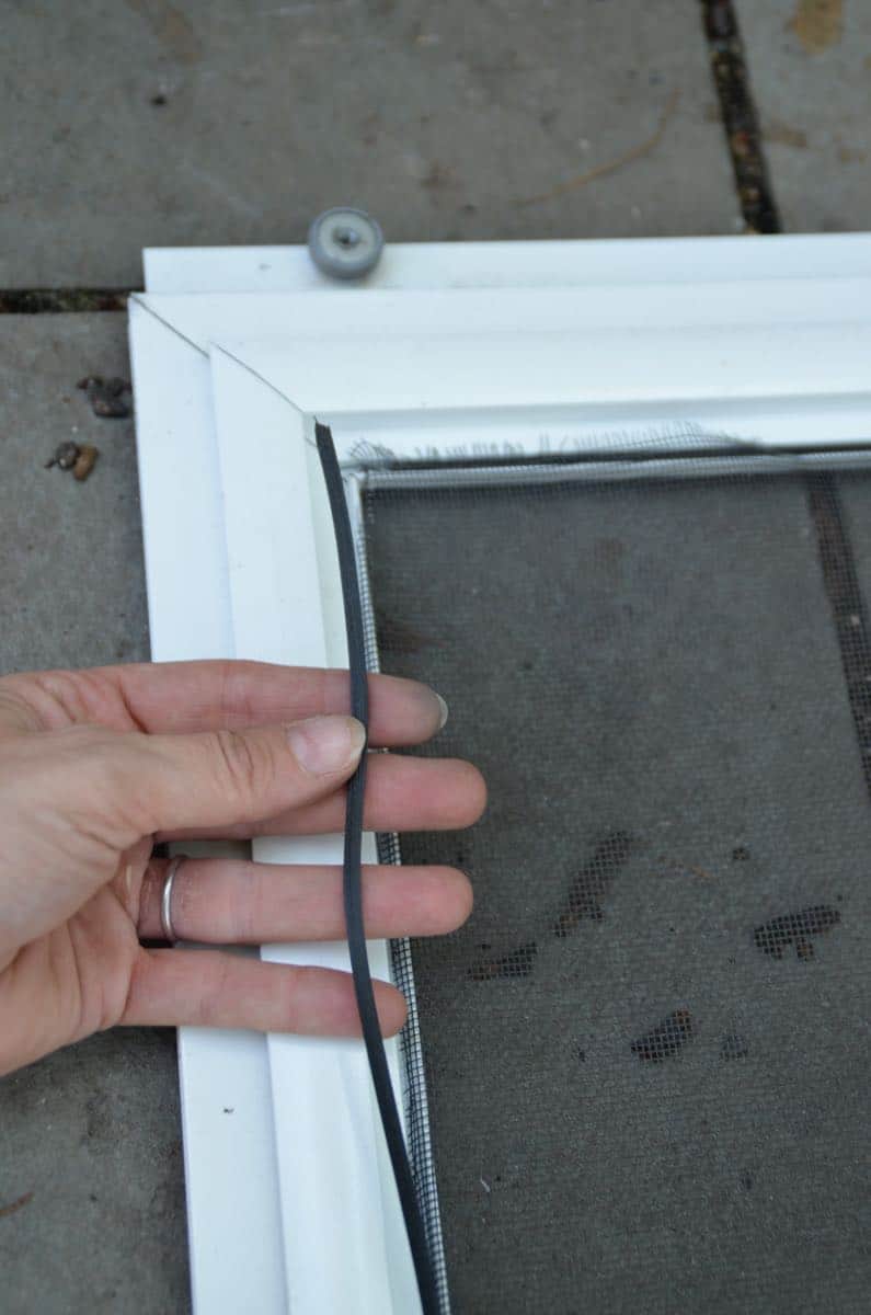 Fixing a ripped window screen is much easier than you might think!