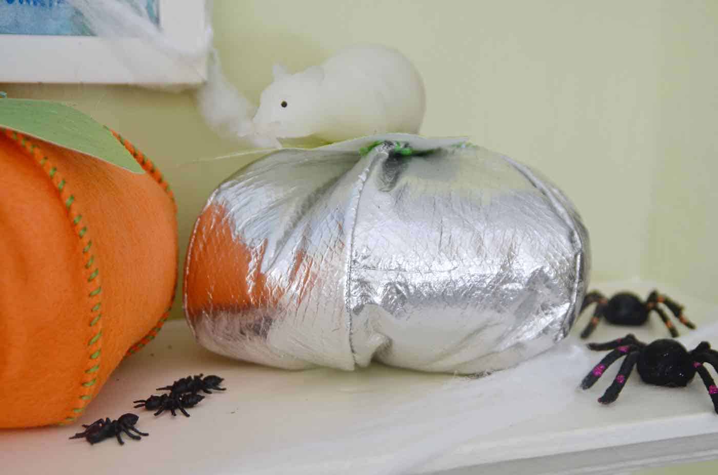 hand sewn fabric pumpkins
