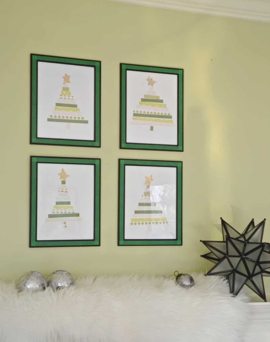 Use your old scrap paper to make these fun Christmas trees.