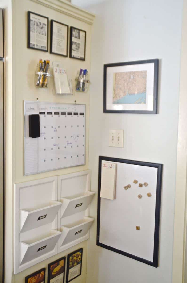 Organize one small space in your kitchen with these simple tricks for a family command center