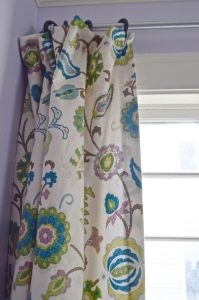 DIY lined curtain panels