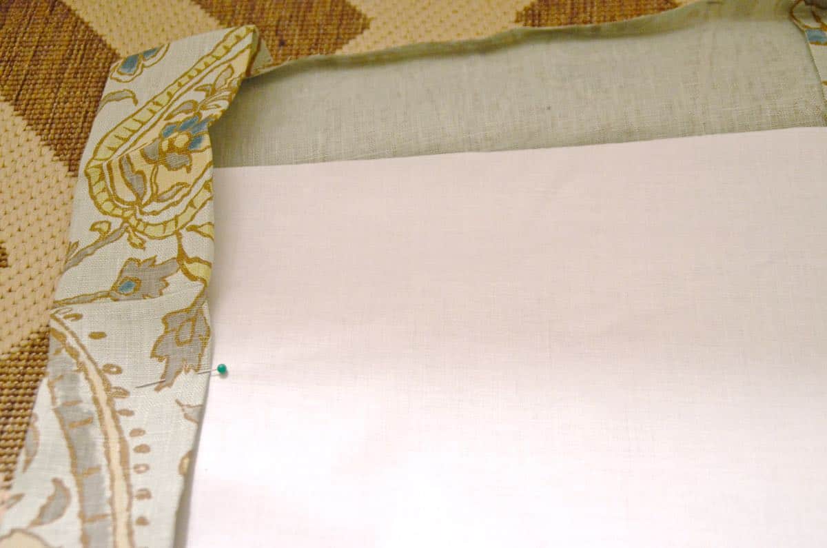 Simple steps to sewing my own fabric roman shades.