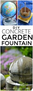 Easy tutorial for making a sturdy and chic bubbllng garden fountain.