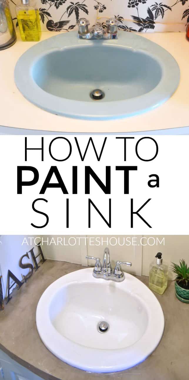 Avoid Plumbing With This Simple Tutorial For How To Paint Your Sink 