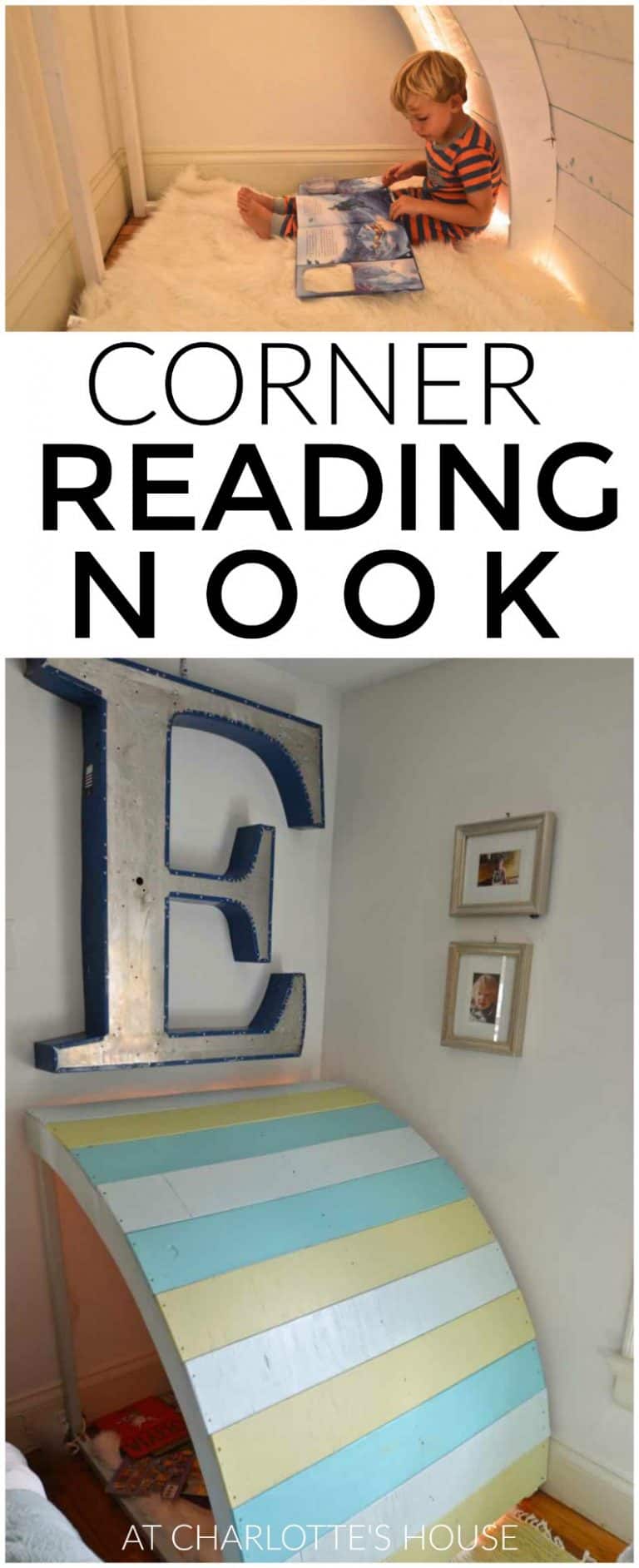 Plywood Kids Reading Nook