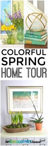 Colorful and thrifted Spring home tour.