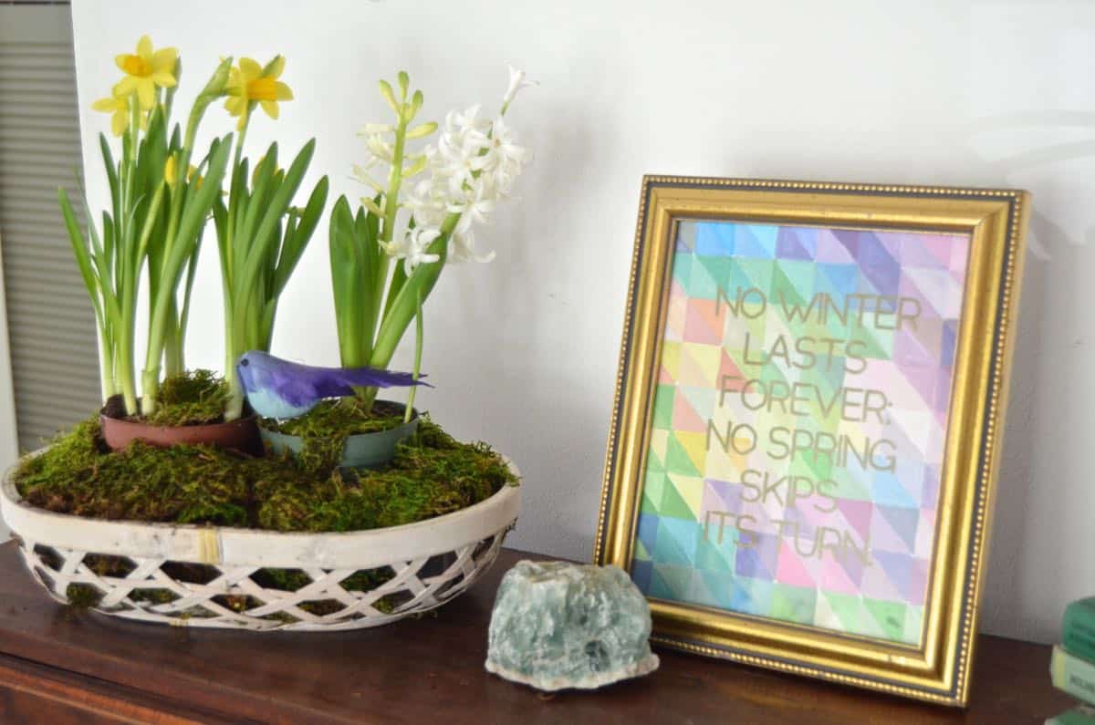 Colorful and flower filled SPring Home tour