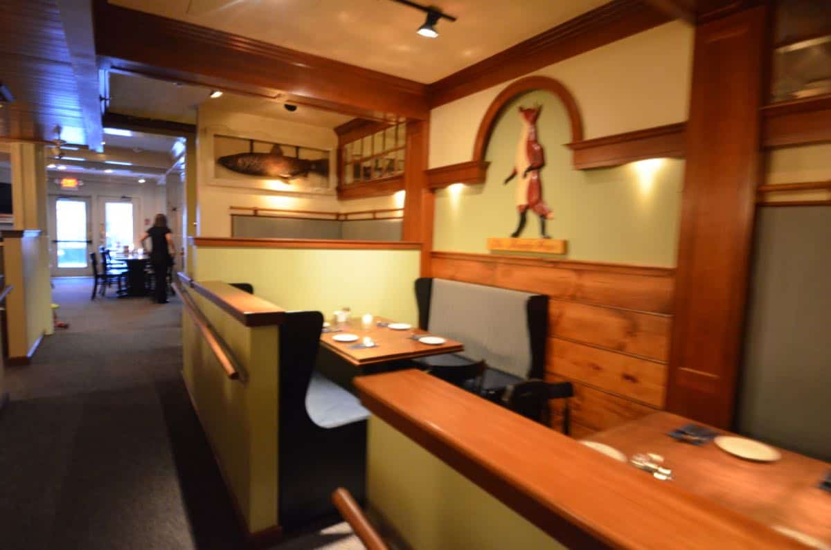 Neighborhood New England restaurant gets a nautical and chic makeover on a big time budget.