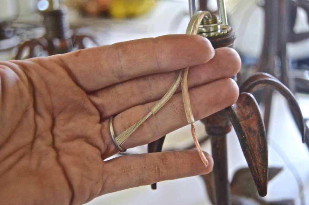 Rewiring a Chandelier At Charlotte's House