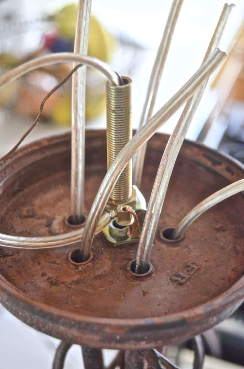 Rewiring a Chandelier At Charlotte's House