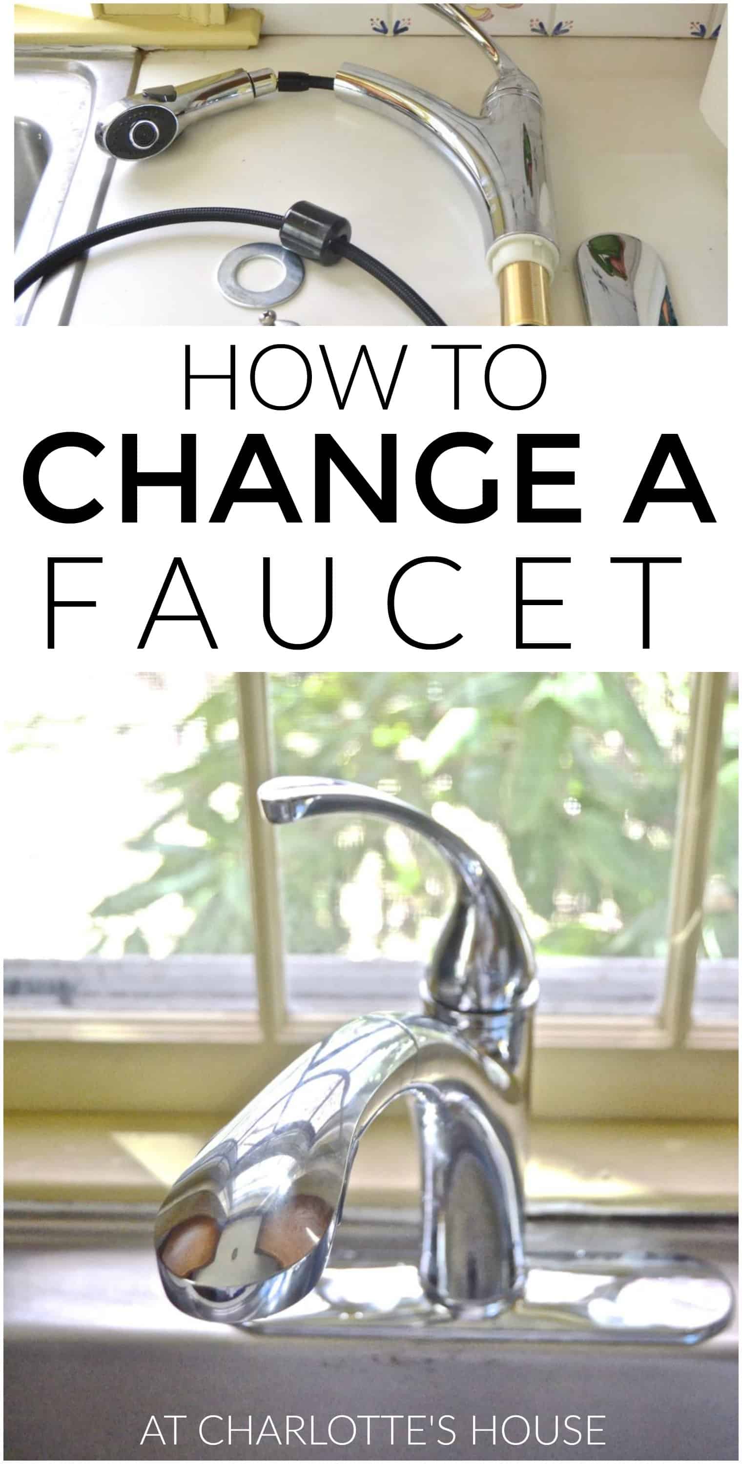 how to replace a faucet... it's not that hard!