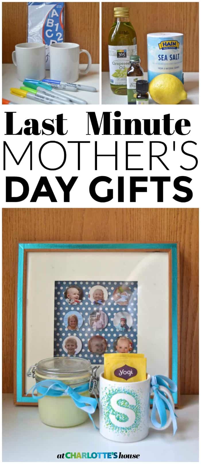 Easy DIY last minute spa gifts... perfect for Mother's Day.