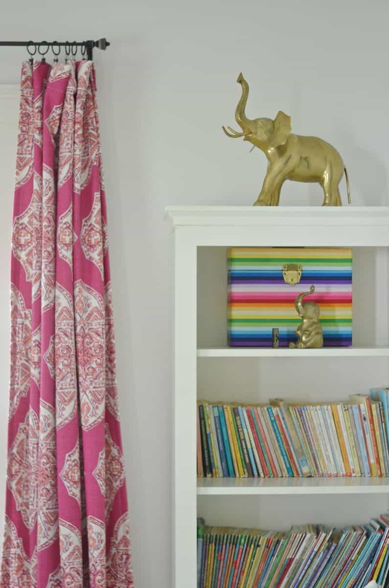 Bright and eclectic fuchsia girls bedroom