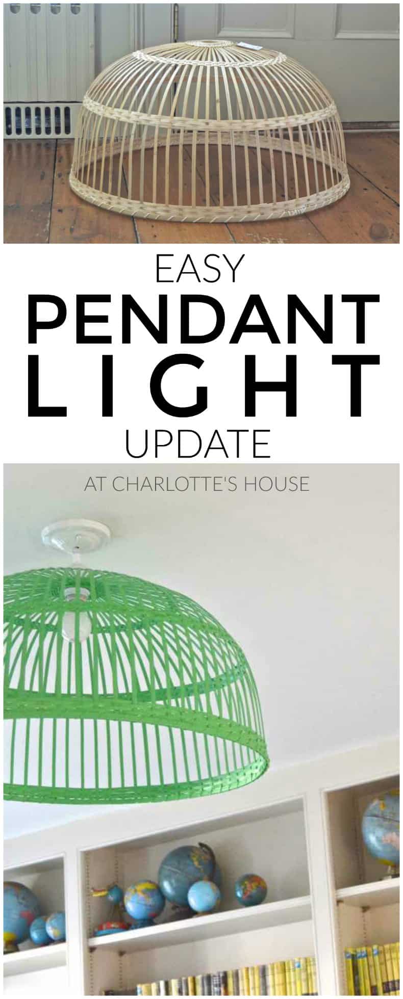 easy way to update a pendant light