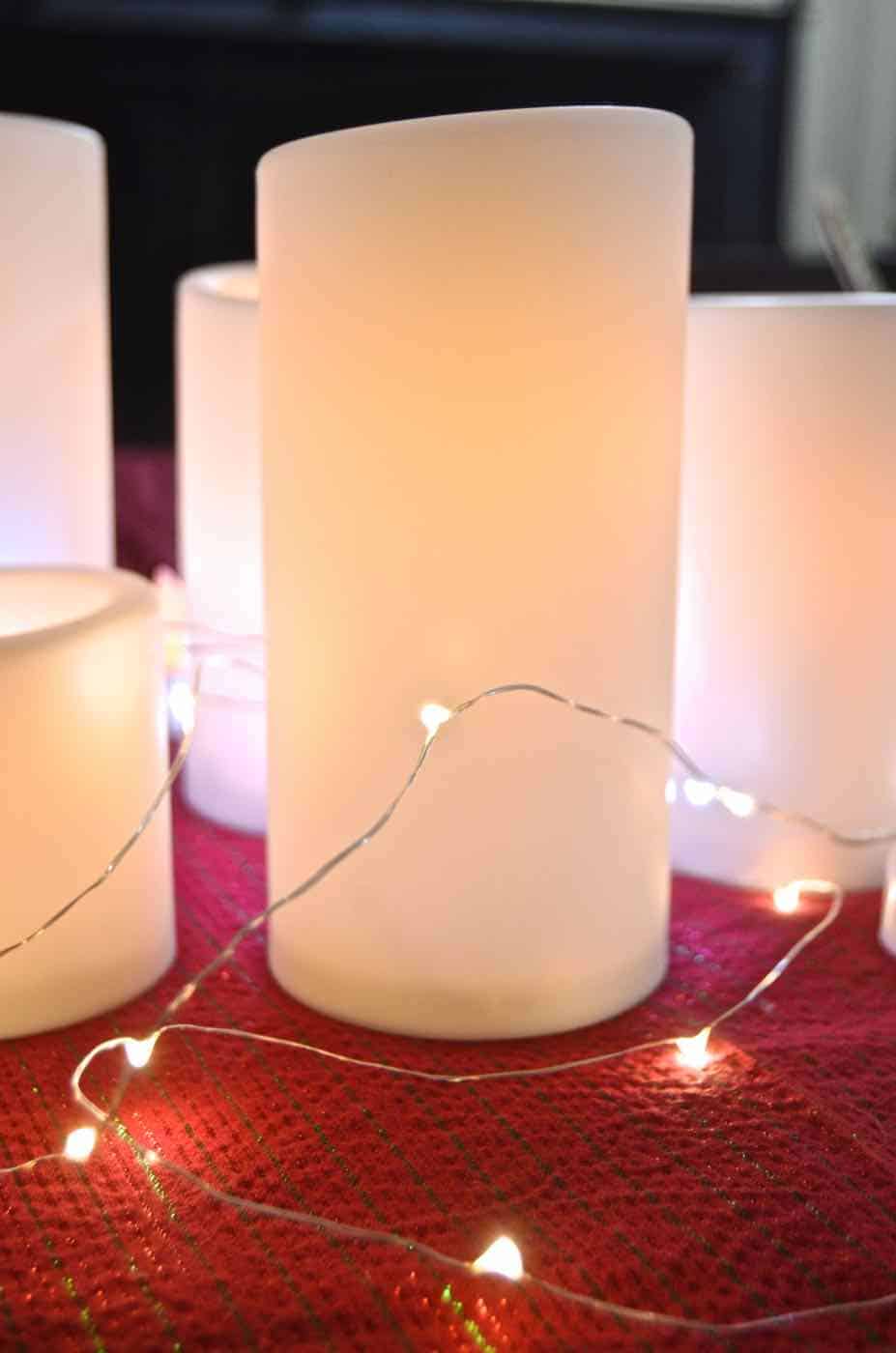 Christmas tablescape ready for children.