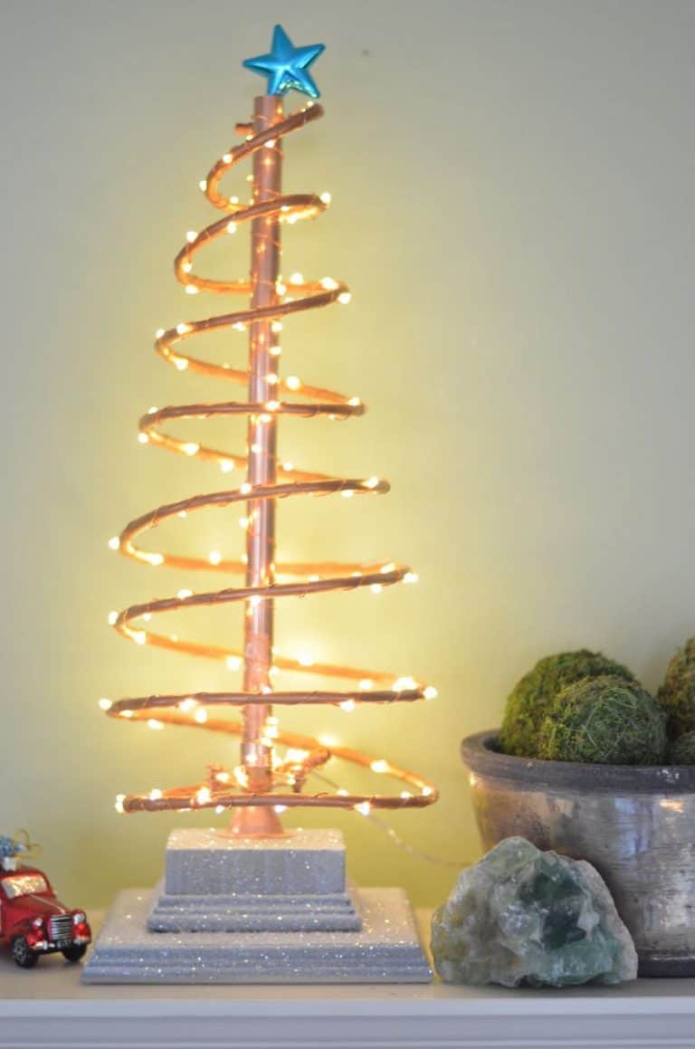 Spiral Copper Christmas Tree