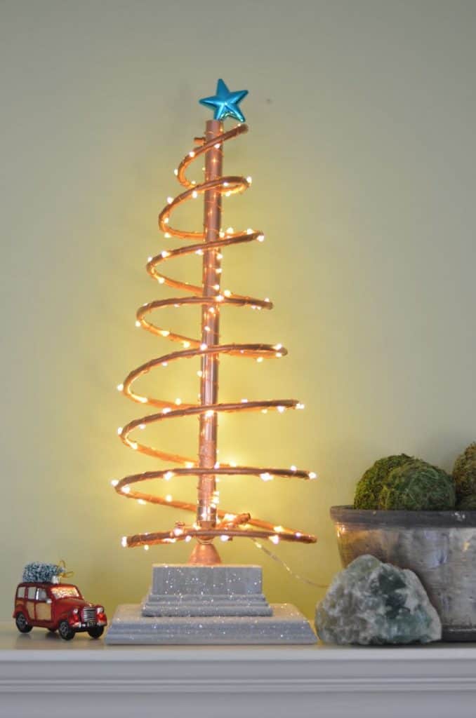 Spiral Copper Christmas Tree