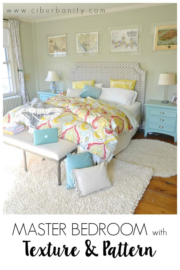 Master bedroom texture pattern