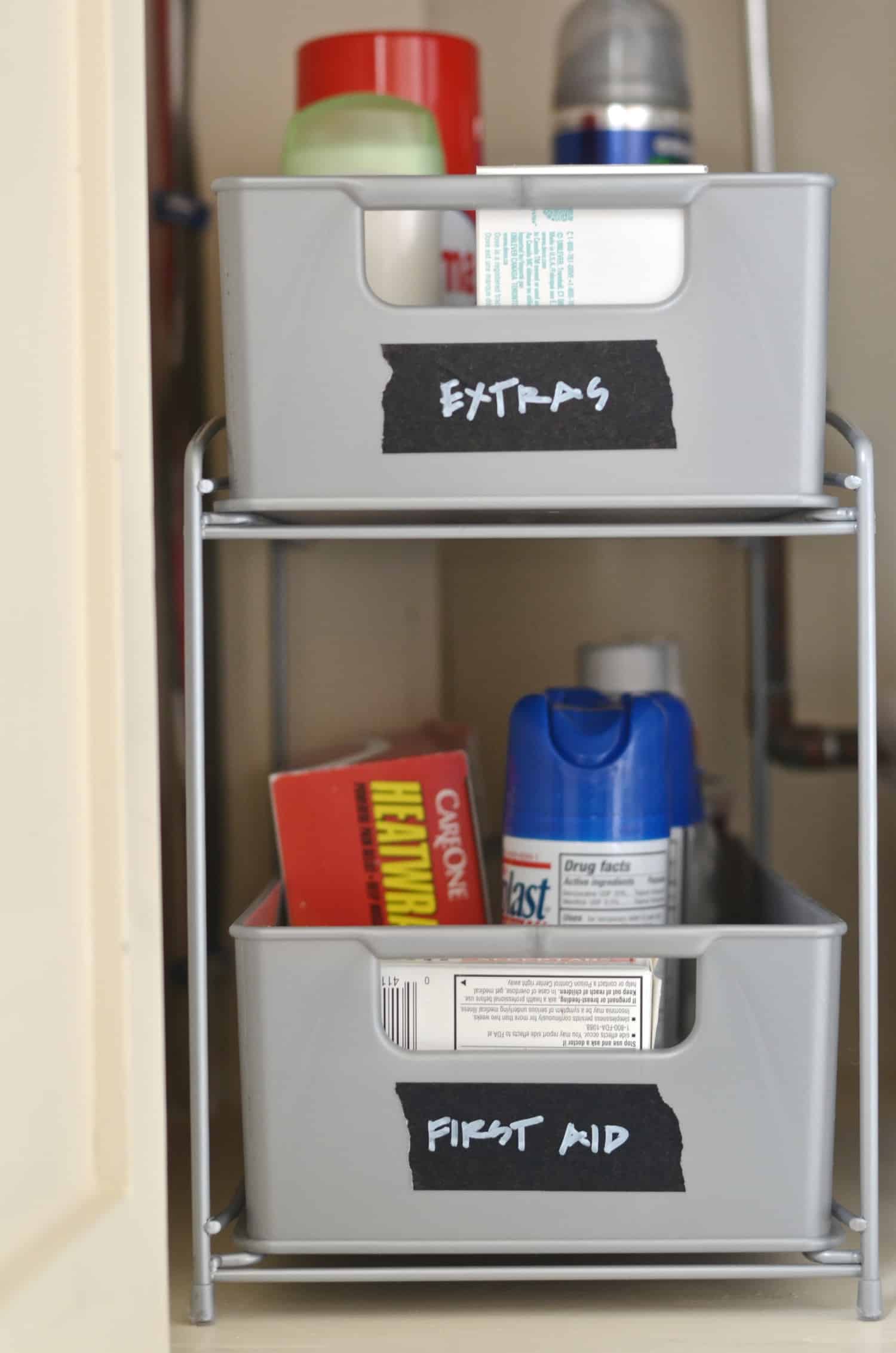 How To Organize Under A Bathroom Sink