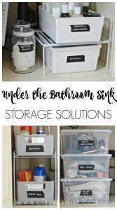 Under the Sink Storage Solutions