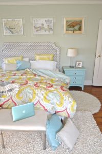 DIY Belgrave headboard, our master bedroom, and eleven other great bedroom spaces!