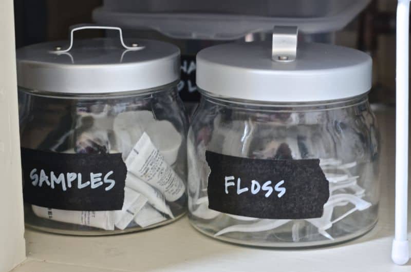 small containers for under the sink storage