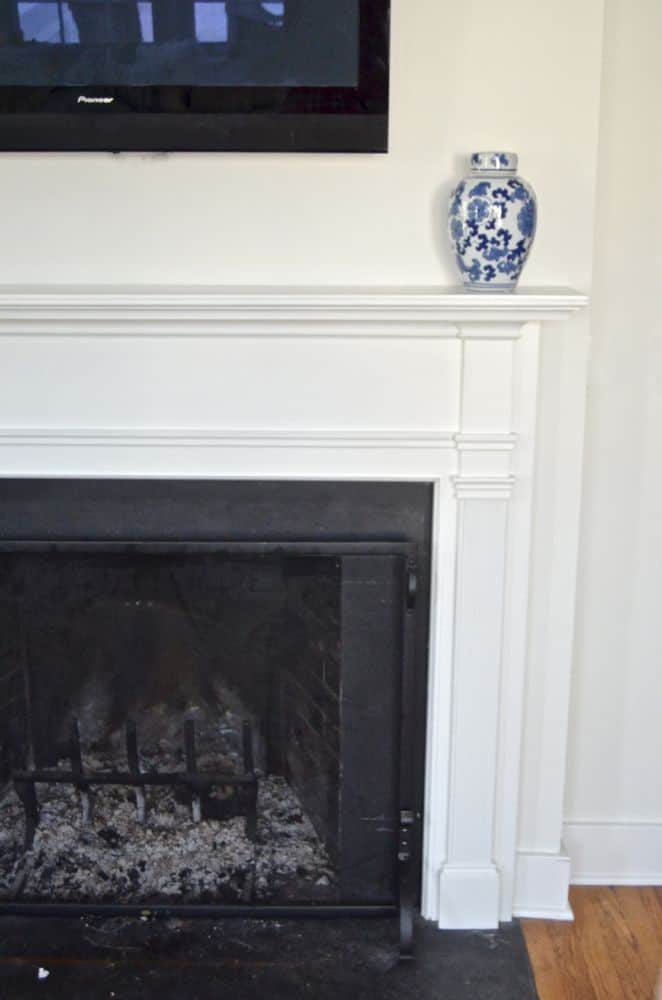 mantel family room