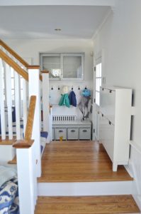 mudroom next to family room