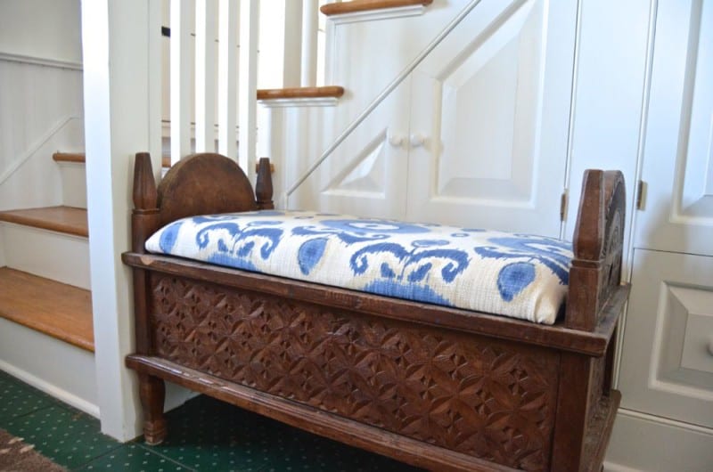 repurposed storage bench