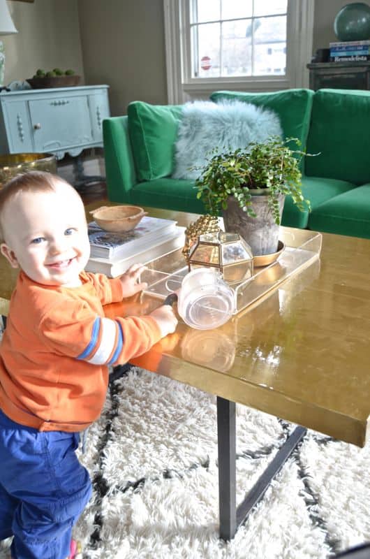 Arthur with table