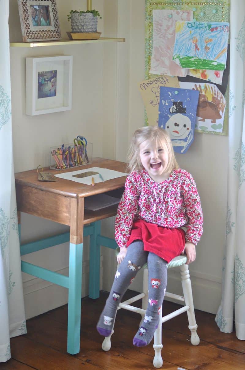 Martha at her desk