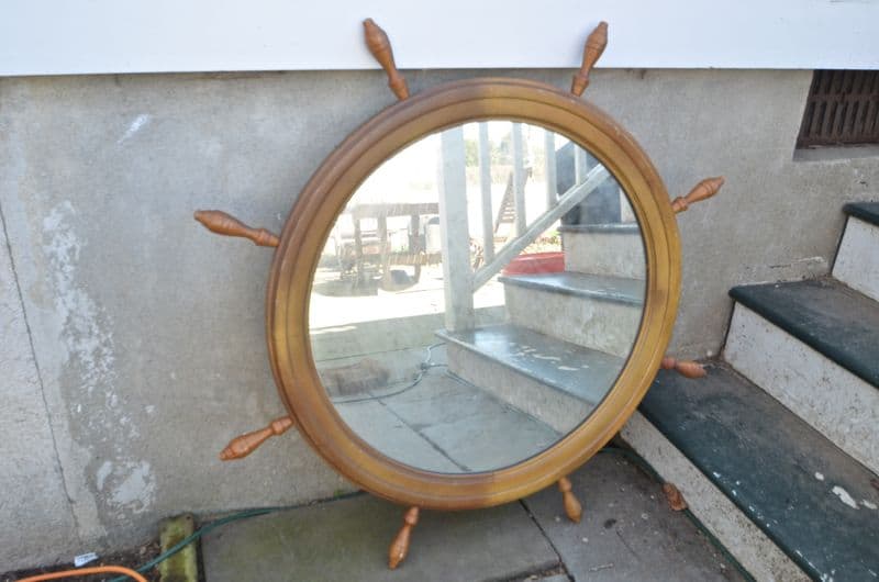 nautical flea market mirror