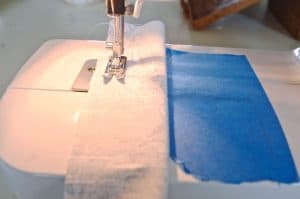 sewing curtain tabs