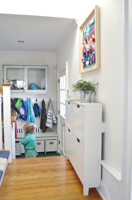 view of mudroom with shadow frame