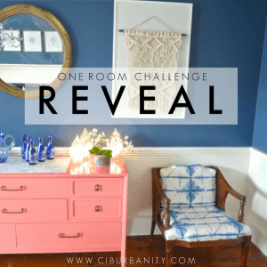 One Room Challenge REVEAL: Repurposed Eclectic Dining Room