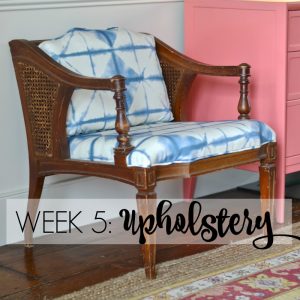WEEK 5- Upholstery