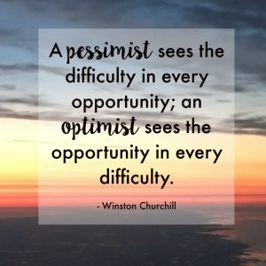 optimism quote by winston churchill
