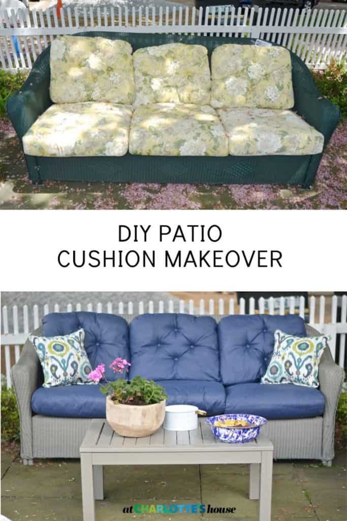 DIY PATIO CUSHION MAKEOVER At Charlotte's House