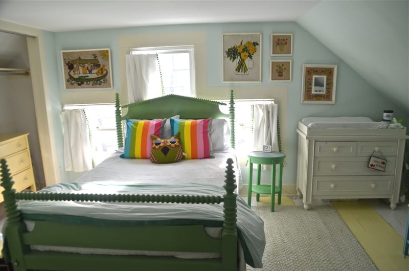 Colorful roundup of kids spaces from around the web.