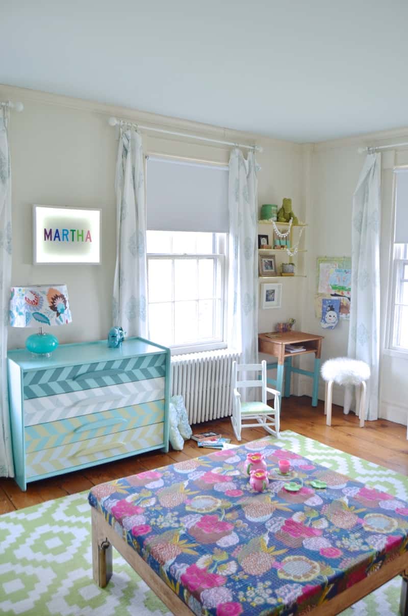 Colorful roundup of kids spaces from around the web.