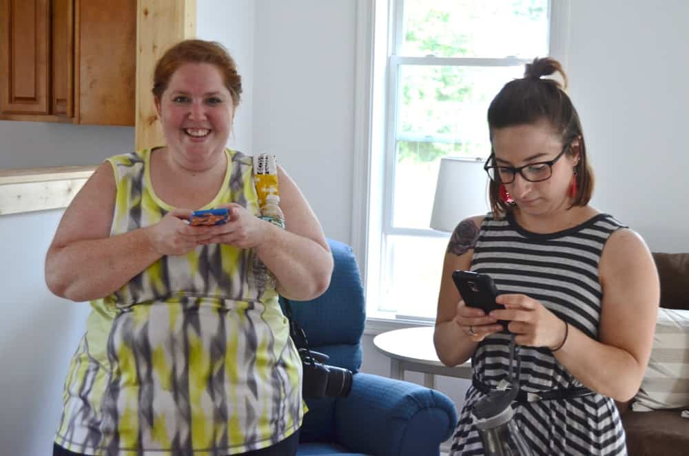 A group of bloggers come together to design and decorate a Habitat for Humanity house.