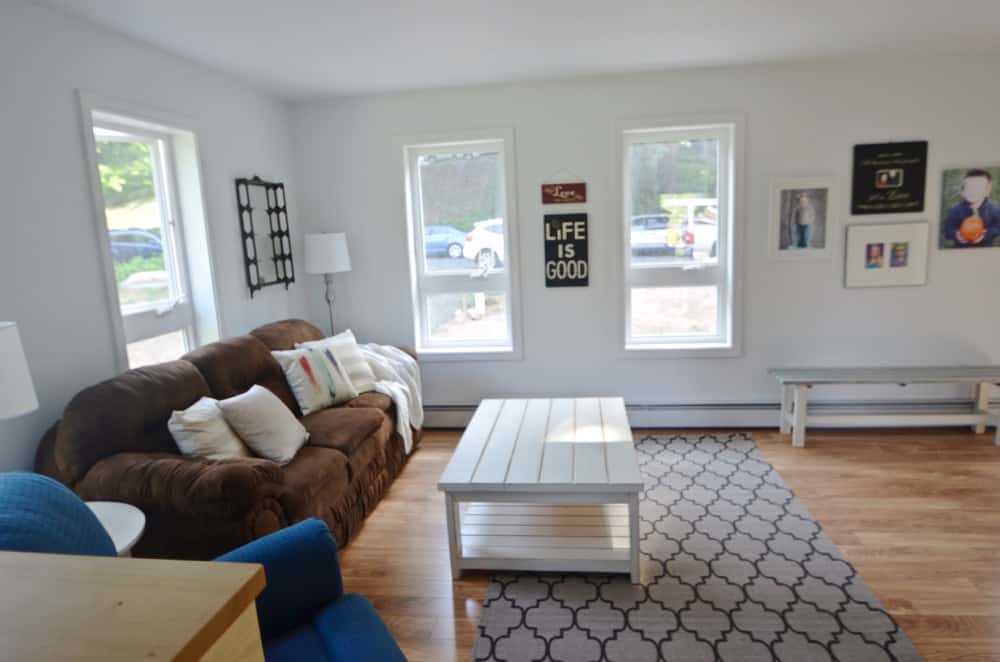 A group of bloggers come together to design and decorate a Habitat for Humanity house.