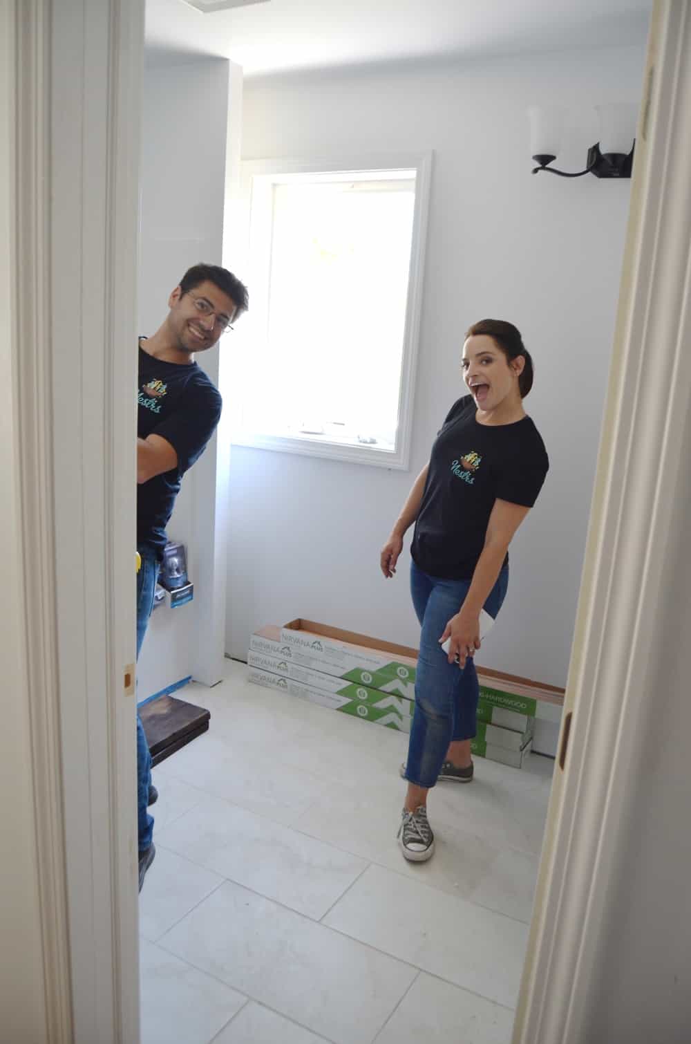 A group of bloggers come together to design and decorate a Habitat for Humanity house.